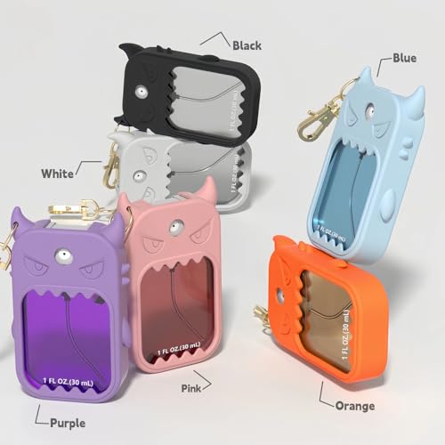 Touchland 1oz Silicone Case - Cute Devil Monster Design, 6 Colors