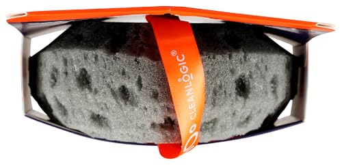 Cleanlogic Charcoal Infused Foam Body Sponge for Deep Skin Detox