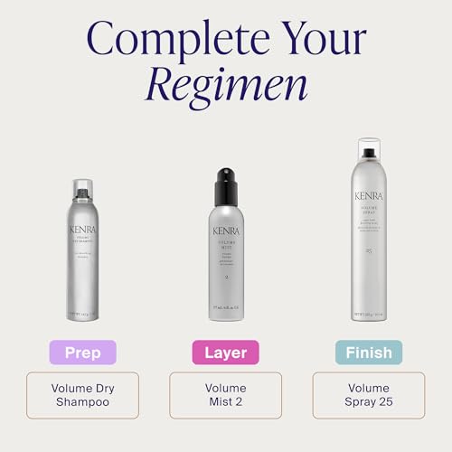 Kenra Volume Dry Shampoo - Oil Absorbing Translucent Spray for All Hair Types