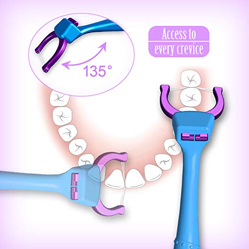 T.Smile Evolutionary Clean Dental Flossers Kit - 200 T-Tension Refills
