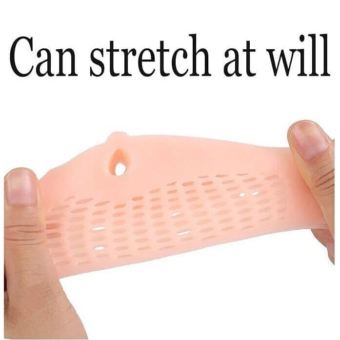 Silicone Toe Separators for Bunions & Overlapping Toes - Gel Spacers for Pain Relief | Soft Breathable Alignment Sleeves (2 Pairs)
