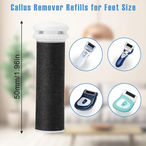 ZJchao 4-Pack Replacement Rollers for Callus Remover