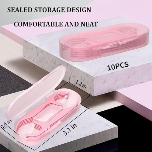 LIAMOSS Mint Dental Floss Picks - Twin-Line Flossers, 170 Count with Travel Case