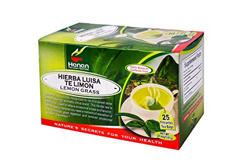 Hanan Peruvian Secrets Natural Lemon Grass Tea - 25 Bags