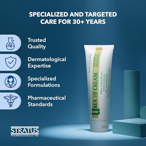 Urea 10% Cream with Vitamin E for Very Dry Skin - 3 oz Moisturizer