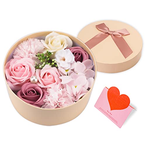 Pink Handmade Scented Soap Petals Gift Set - Little World 1 Ounce