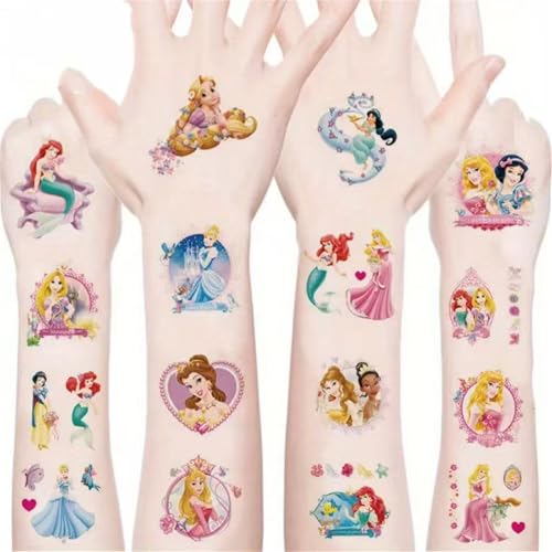 40-Pack Cartoon Temporary Tattoos for Birthday Parties