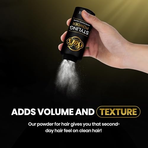 Sal's Professional Hair Styling Powder for Men - Natural Look & Strong Hold