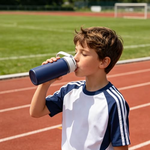 18oz Kids Insulated Water Bottle with Dual-Drink Spout - BPA-Free