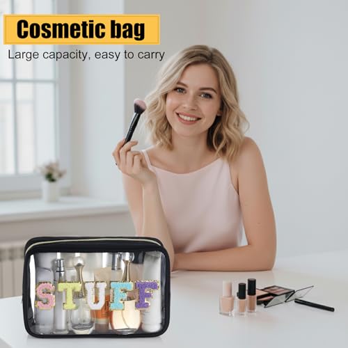 YudeYg Lake Blue Travel Medicine Organizer & Toiletry Bag for Women