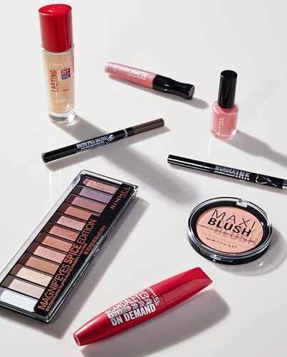 Rimmel Stay Matte Liquid Lip Color - Pitch Black, 12-Hour Kiss-Proof Formula