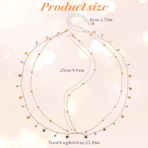 Gold Head Chain with Rhinestones & Sequin for Women Girls Egyptian Hair Accessories Festival Prom Wedding Bridal
