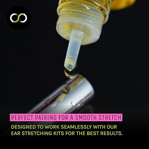 Ear Stretching Aftercare Kit - Balm, Organic Jojoba Oil & Saline Spray for Piercings