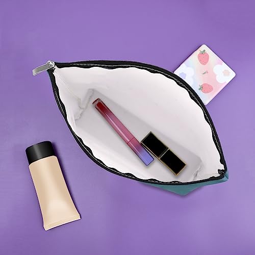 Sazuwu 3PCS Bingo Gift Makeup Bags Set - Lucky Travel Cosmetic Pouches for Women (Blue, Pink, Beige)