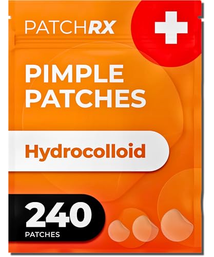 PatchRx Hydrocolloid Acne Pimple Patches - 240 Count
