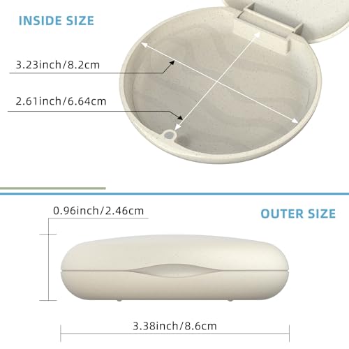 Ralegy Slim Retainer Case with Night Guard - Ivory