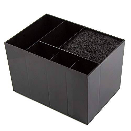 Salon Tool Organizer Box - 6 Compartment Scissor Holder for Stylists