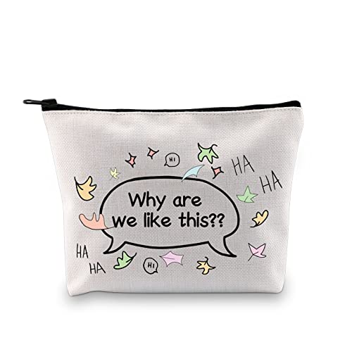 Heartstopper Cosmetic Bag - Why Are We Like This LGBTQ+ Travel Pouch