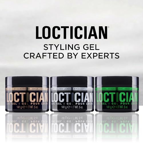 Style Factor LOCTICIAN Silver Pomade with Biotin – 5 oz Max Hold for Locs, Twists, and Braids