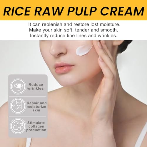 Grospe Rice Face Cream 1.76oz - Moisturizing, Pore Tightening & Anti-Aging Skin Care
