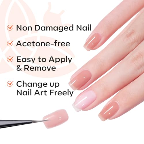 Modelones Gel Base Coat 0.33 Fl Oz Peel Off Quick Dry Non-UV Nail Primer