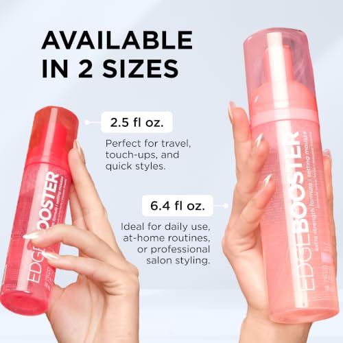 Style Factor EDGE BOOSTER Extra Strength Mousse for Curly Hair 2.5oz