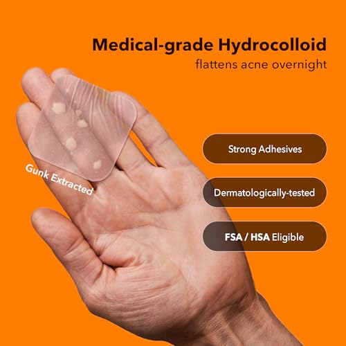 AVARELLE Hydrocolloid Acne Patch Bundle - Vegan Spot Treatment (80CT)