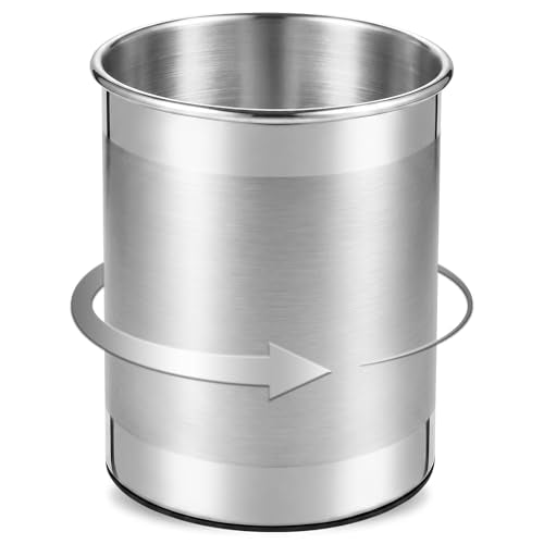 Extra Large 360° Rotating Stainless Steel Utensil Holder