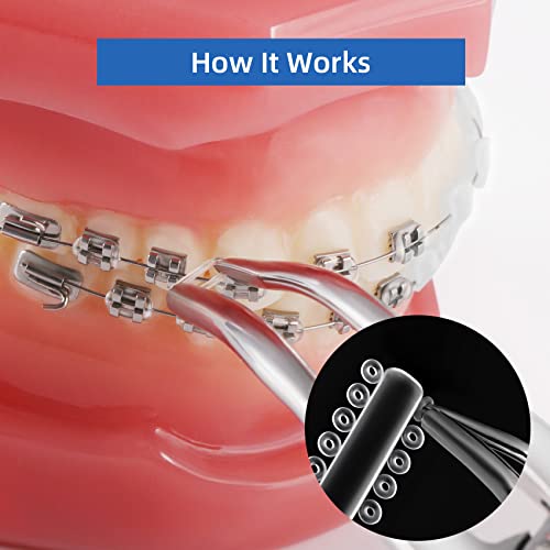 Annhua Clear Orthodontic Ligature Ties 1040 pcs - Dental Braces Color Bands