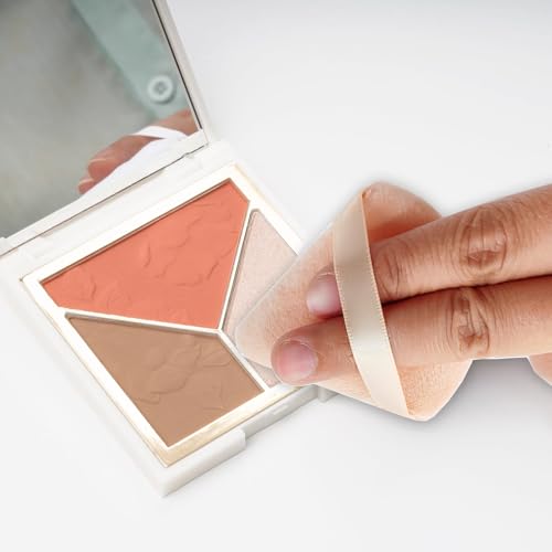 GXXMEI 30PCS Triangle Makeup Powder Puffs for Foundation & Blush
