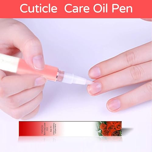 AIJIMEI Cuticle Oil Pen Set - 8 Fruit Flavors for Nail Care