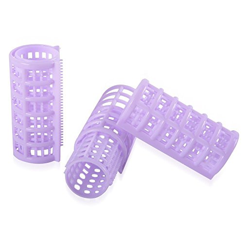 8 Pcs Plastic Hair Curlers for Women and Ladies - Salon & Home Use