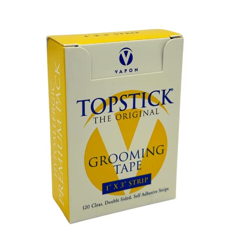 Vapon Topstick Clear Double-Sided Medical Adhesive Tape - 120 Count