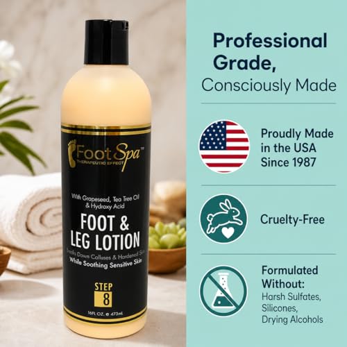 Warming Foot & Body Massage Lotion - Peppermint Eucalyptus, 16 oz