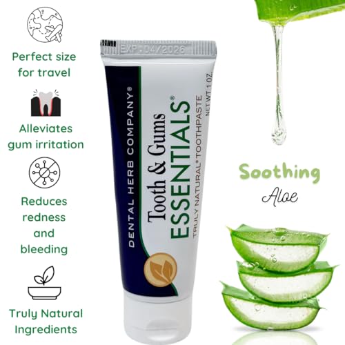 Natural Fluoride-Free Toothpaste Travel Size - 3 x 1oz Tubes