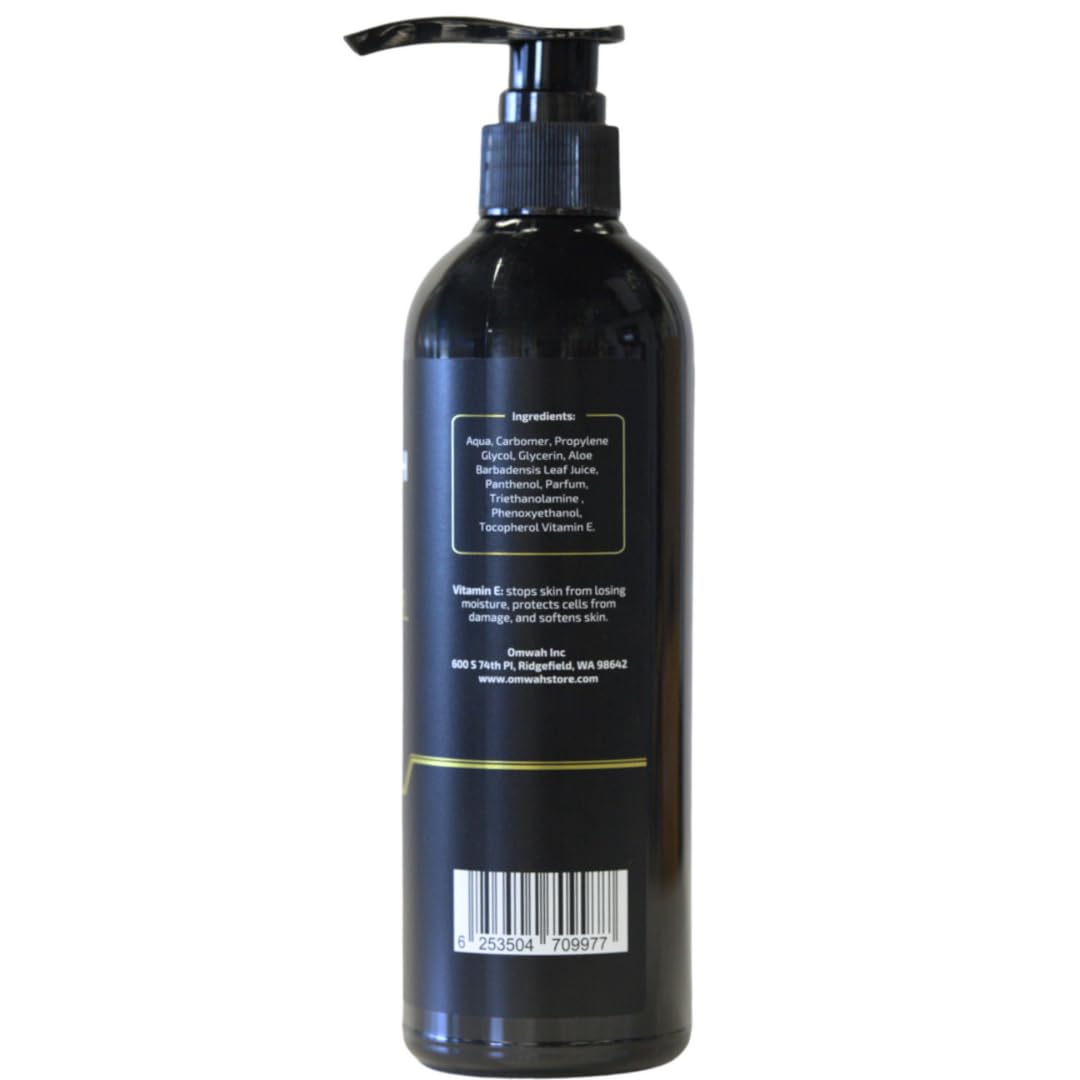 OMWAH Barber Shaving Gel Straight Razor Shave Gel (16.9 oz)
