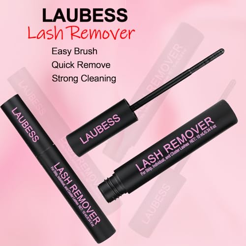 LAUBESS Lash Remover 10ml - Gentle, Fast & Safe Lash Extension & Cluster Removal