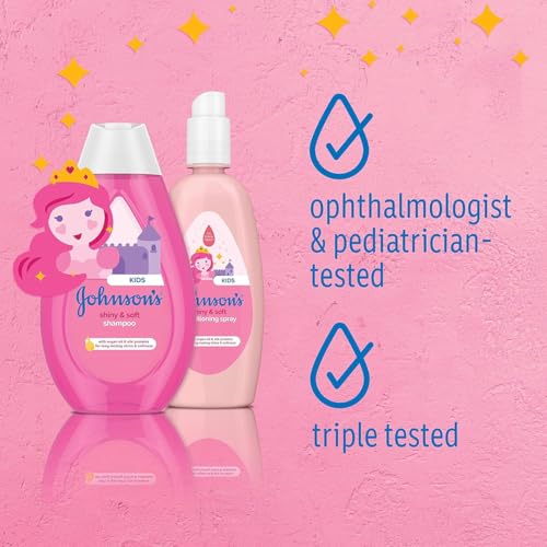Johnson's Kids Shiny & Soft Tear-Free Shampoo & Conditioner Bundle