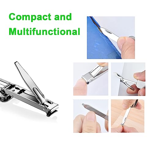 LiXiongBao 5-in-1 Multi-Function Travel Nail Clipper Set Keychain Scissors File