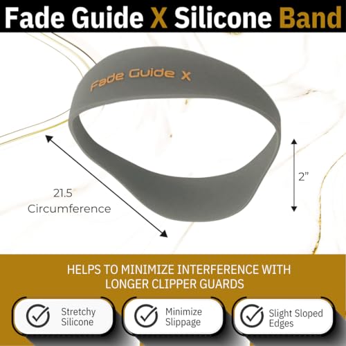 Fade Guide X Curved Silicone Haircut & Neckline Template for DIY Fades