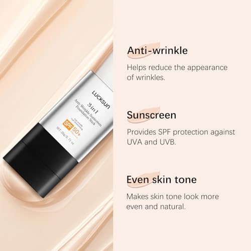 Light 3-in-1 Anti-Wrinkle Foundation Stick SPF 50+ with Brush - 2 PCS