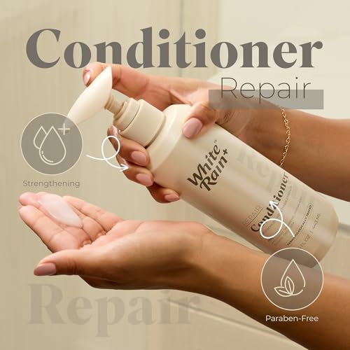 White Rain+ Repair Conditioner for Damaged Hair, Scented, 15 fl oz (Pack of 2)