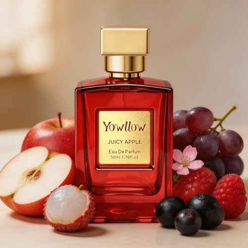 Yowllow Juicy Apple Eau de Parfum for Women 1.7 Fl Oz - Fruity Floral Scent, Long Lasting, Inspired by Juicy Apple 01