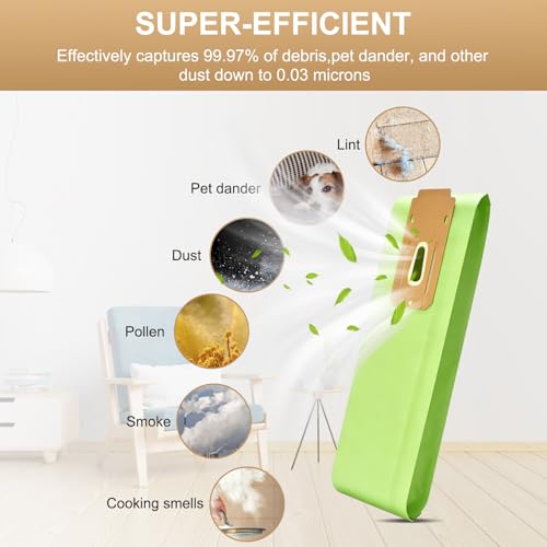 9 Pack Oreck Type CC Vacuum Bags for XL Upright Cleaners