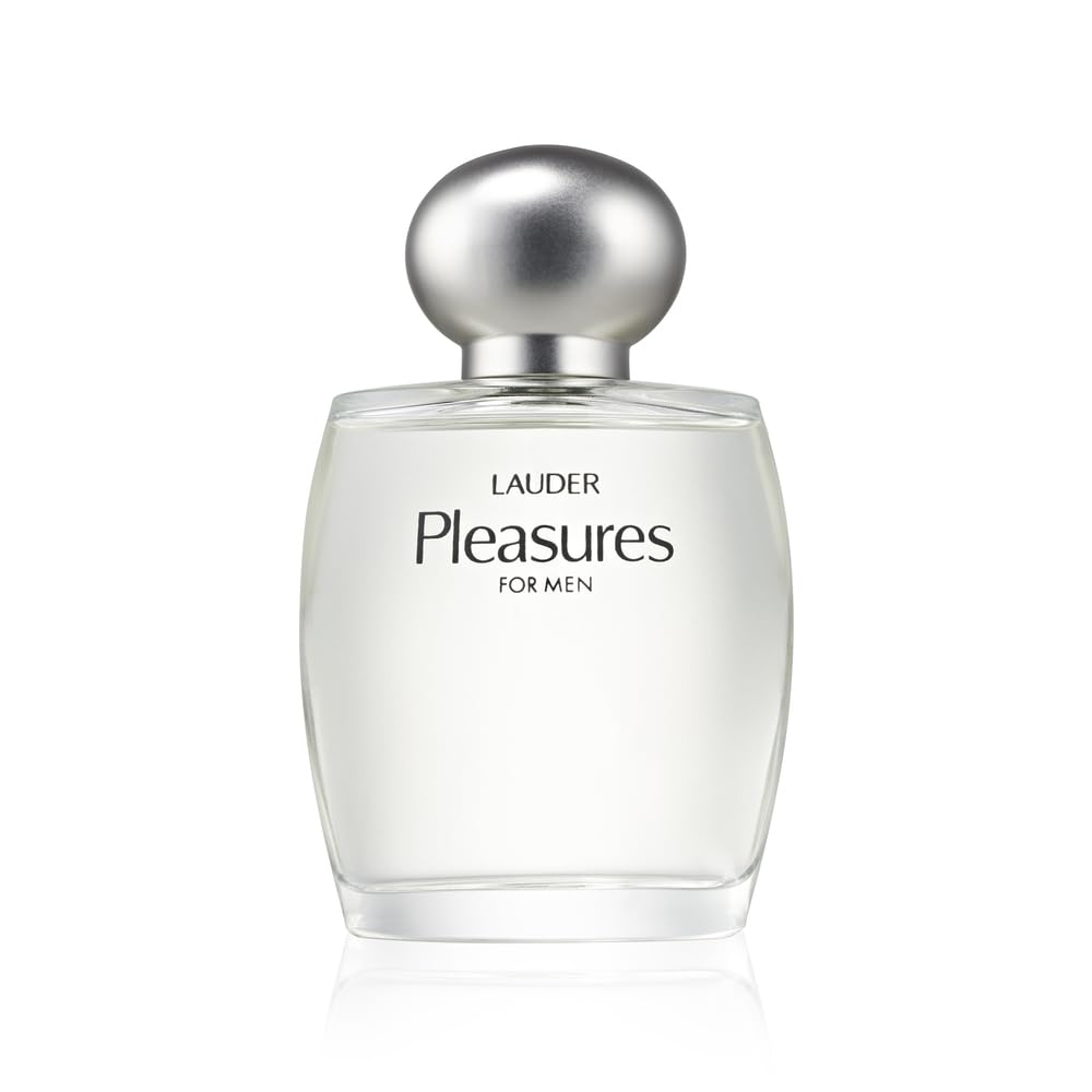 Estée Lauder Pleasures for Men Cologne Spray - Sandalwood, Citrus & Nectarine | 3.4 Fl Oz
