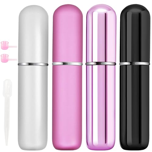 OBSGUMU 5ml Travel Perfume Atomiser Spray Bottles 80mm Refillable Portable