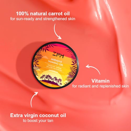 Jeallis Extreme Dark Intensive Tanning Gel – Fast Dark Tan Accelerator with Watermelon Scent, 100g
