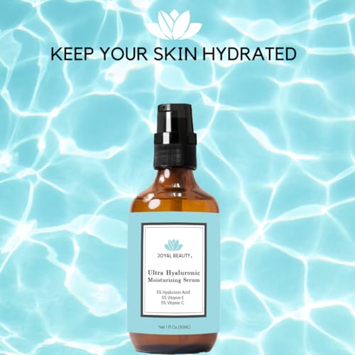 Ultra Hydrating Hyaluronic Acid Serum with Vitamin C & E - JOYAL BEAUTY