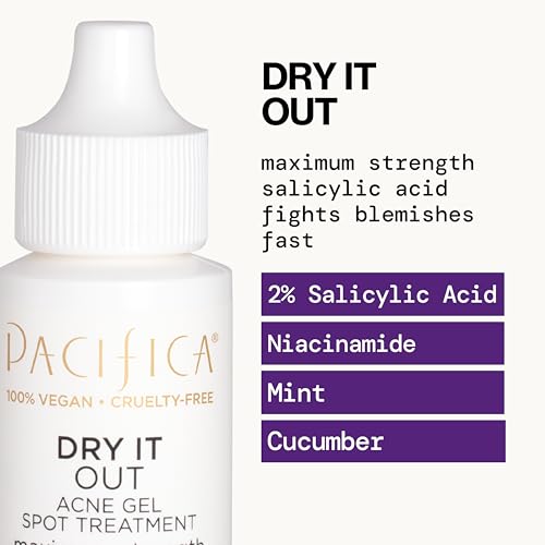 Pacifica Acne Spot Treatment Gel with 2% Salicylic Acid - Overnight Blemish Control