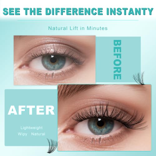 AMZGIRL 320Pcs Lash Clusters Kit 30D & 40D D Curl 9-16mm